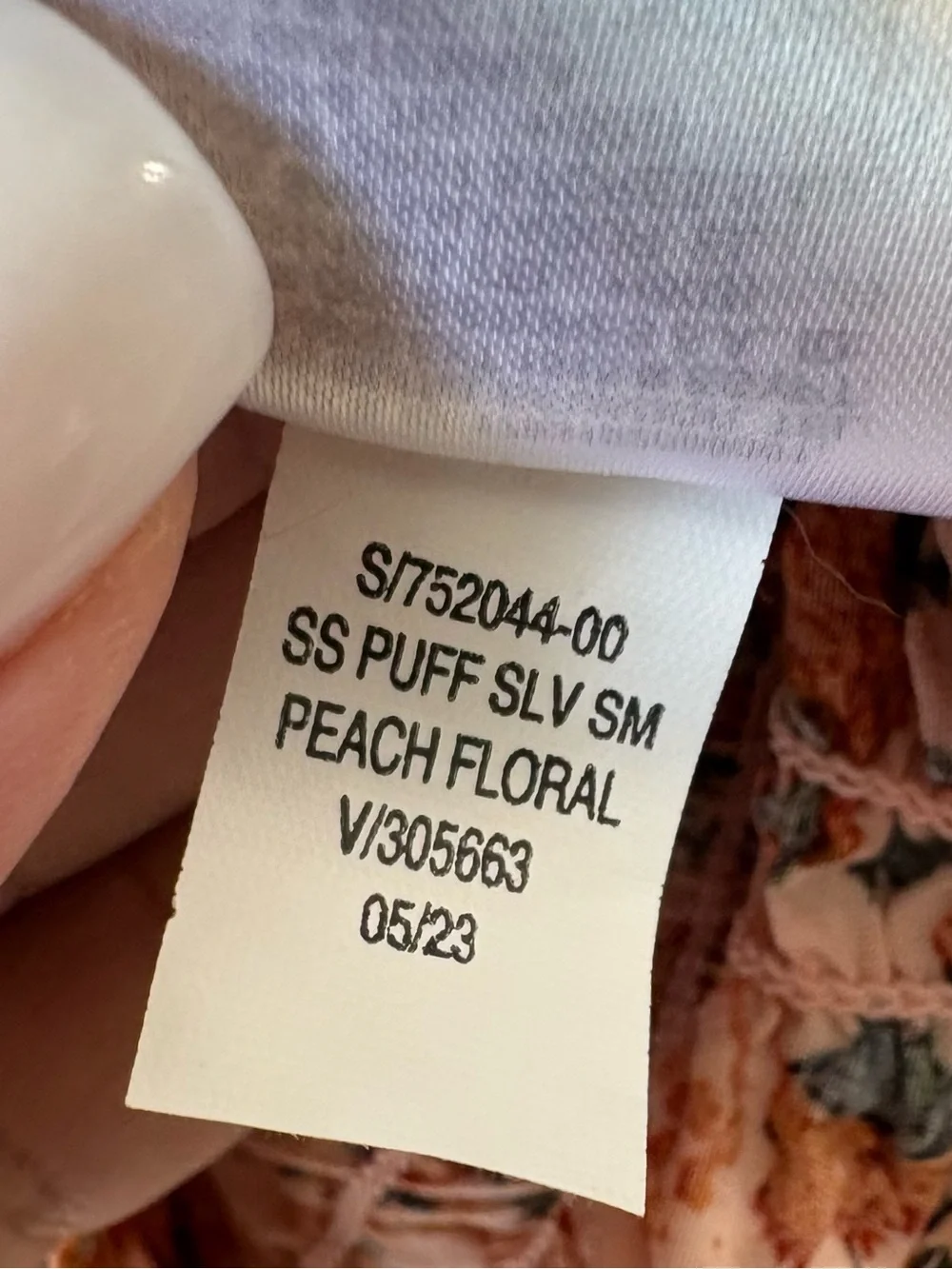 Old Navy Fitted Puff Sleeve Smocked Top